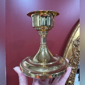 Vintage Copper Craft Brass Candle Holder